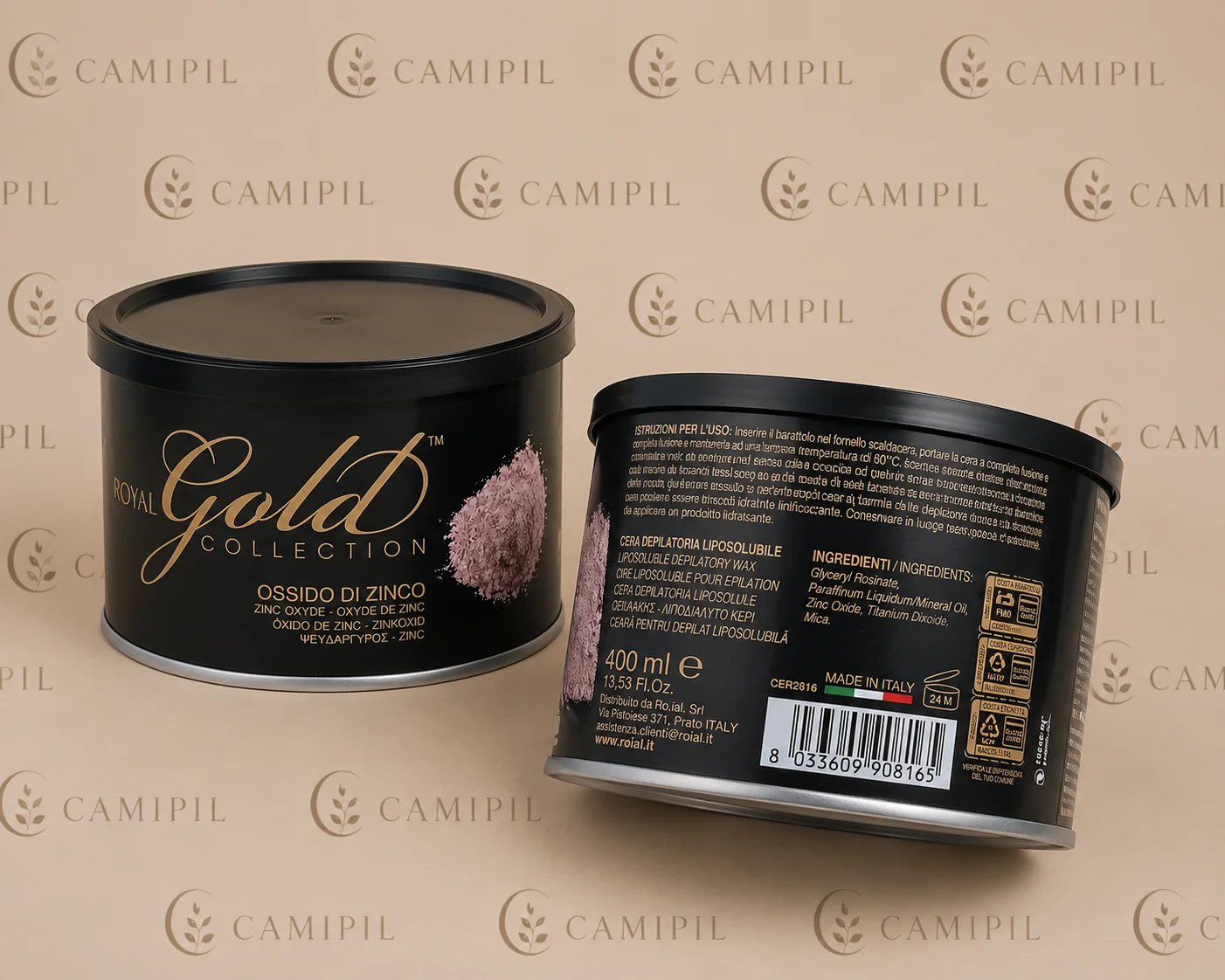 Cera Barattolo Zinco Gold — foto 1