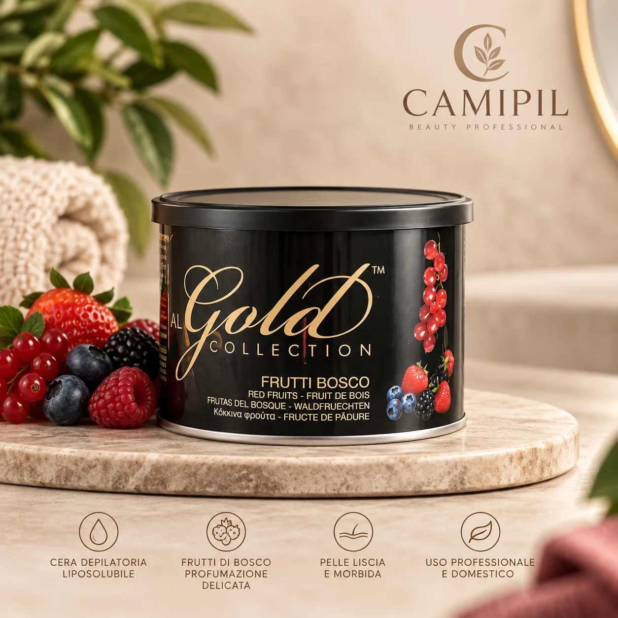 Cera Barattolo Frutti Di Bosco Gold
