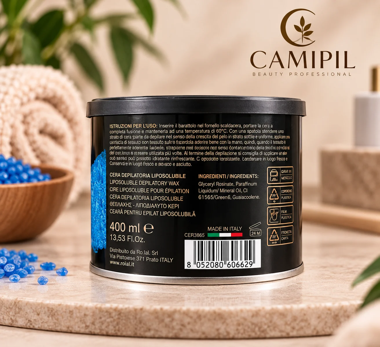 Cera Barattolo Azulene Gold — foto 1