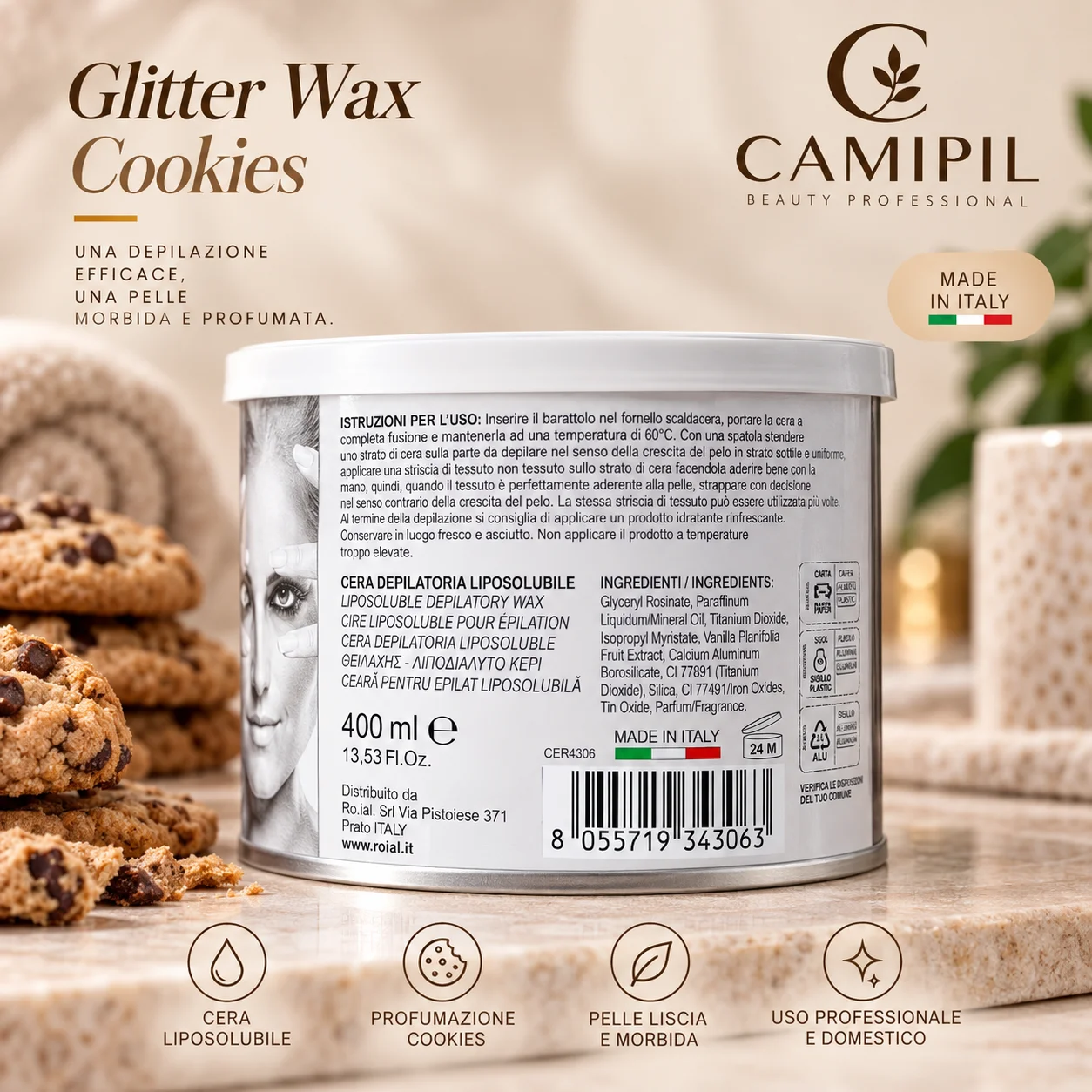 Cera Barattolo Cookies Glitter — foto 1