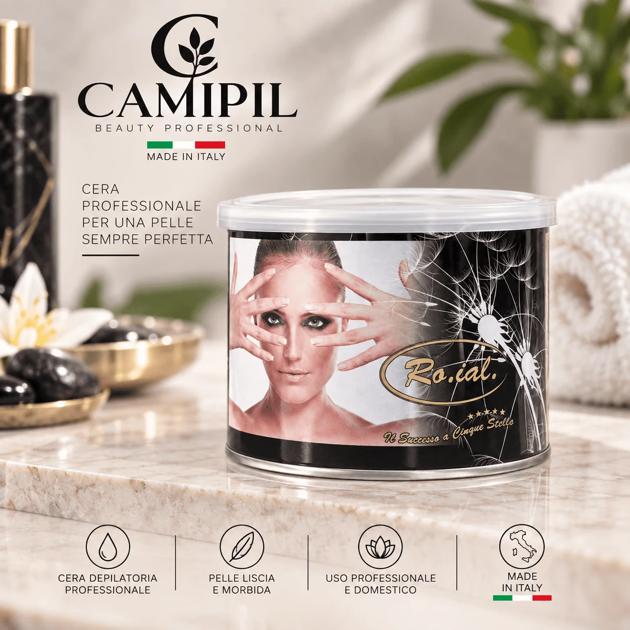Cera Barattolo Nacree Foglia Oro