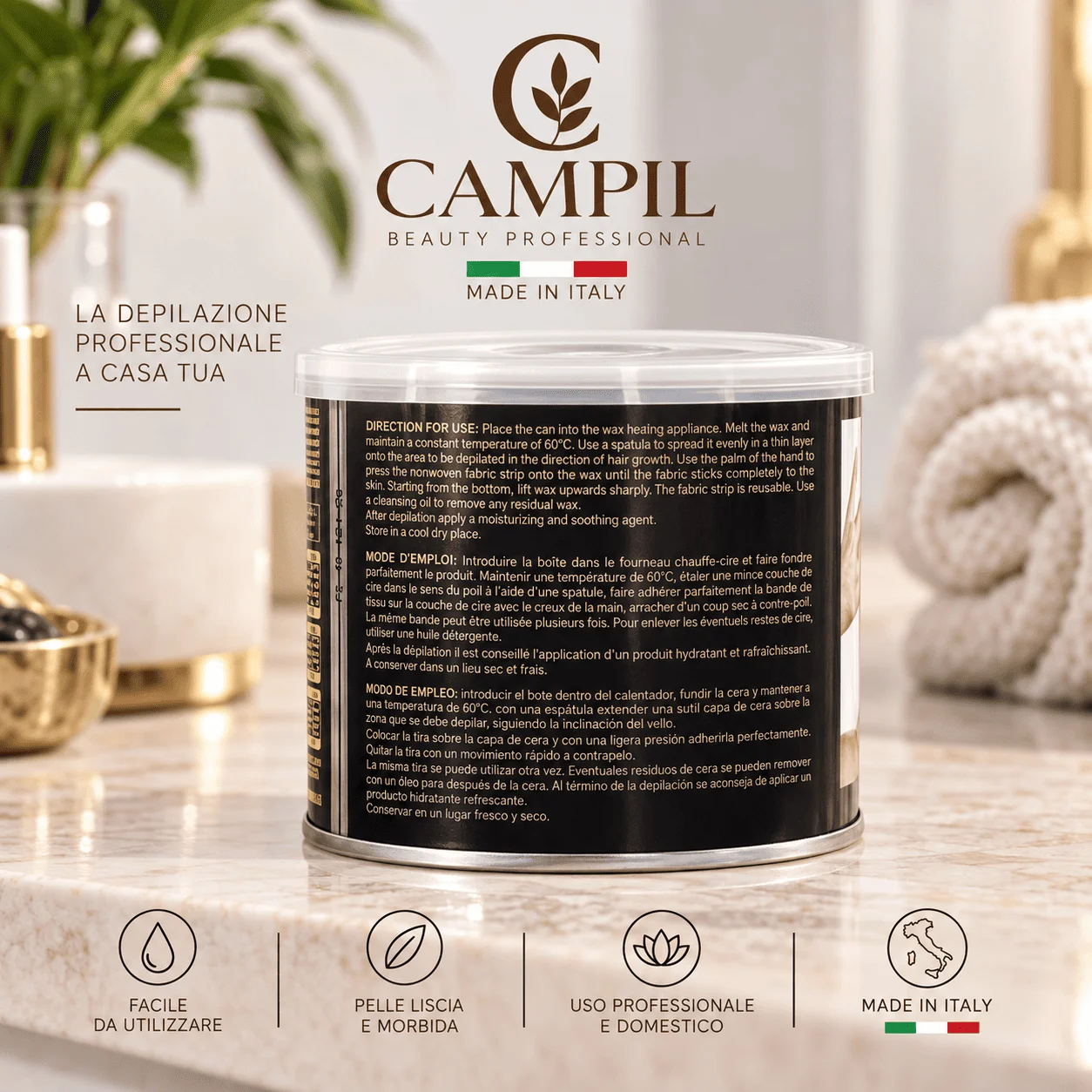 Cera Barattolo Nacree Foglia Oro — foto 1