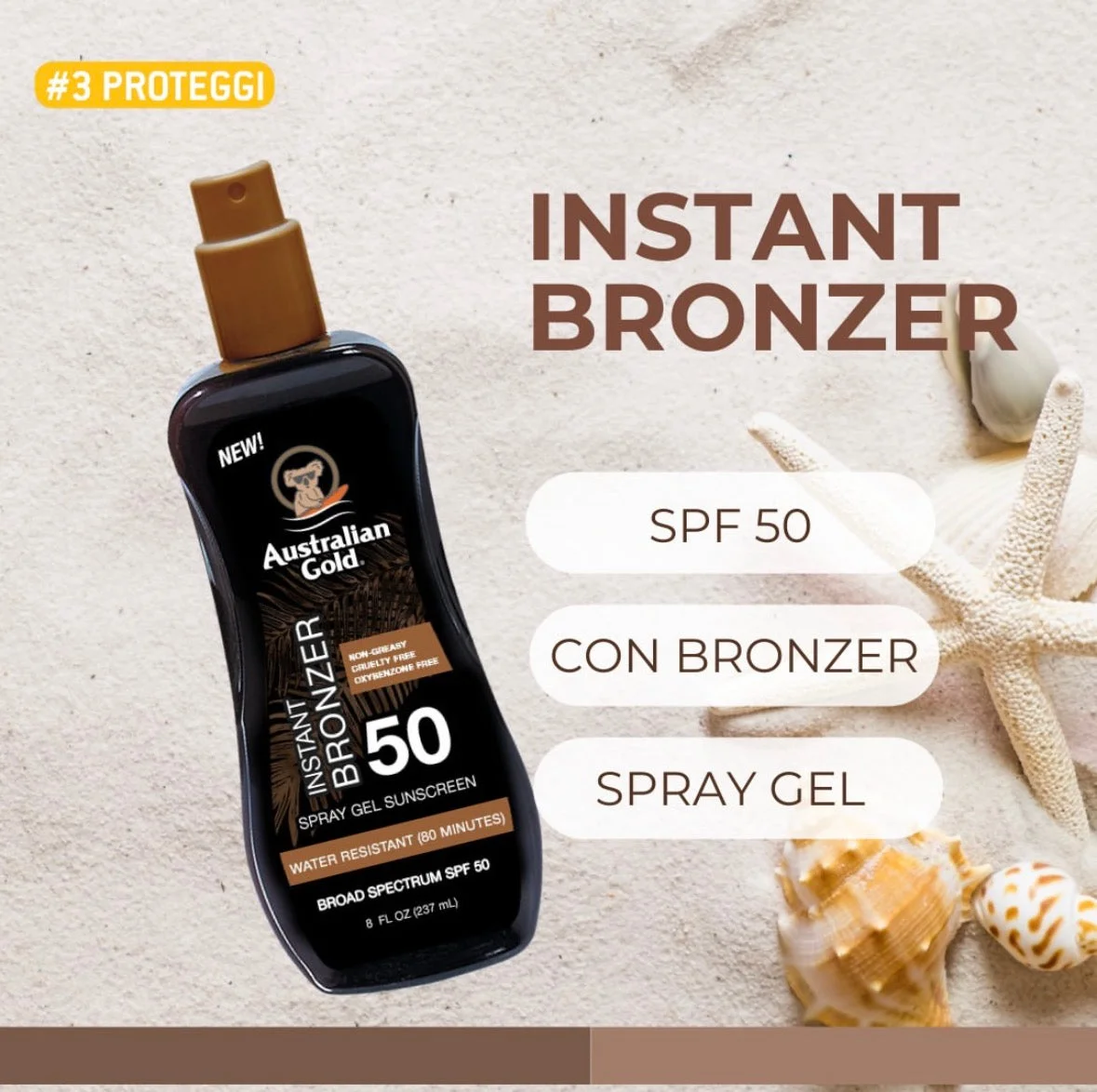 SPF 50 INSTANT BRONZER