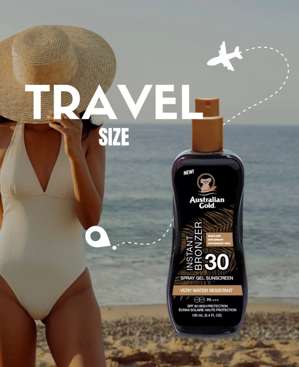 INSTANT BRONZER TRAVEL SIZE Spf 30
