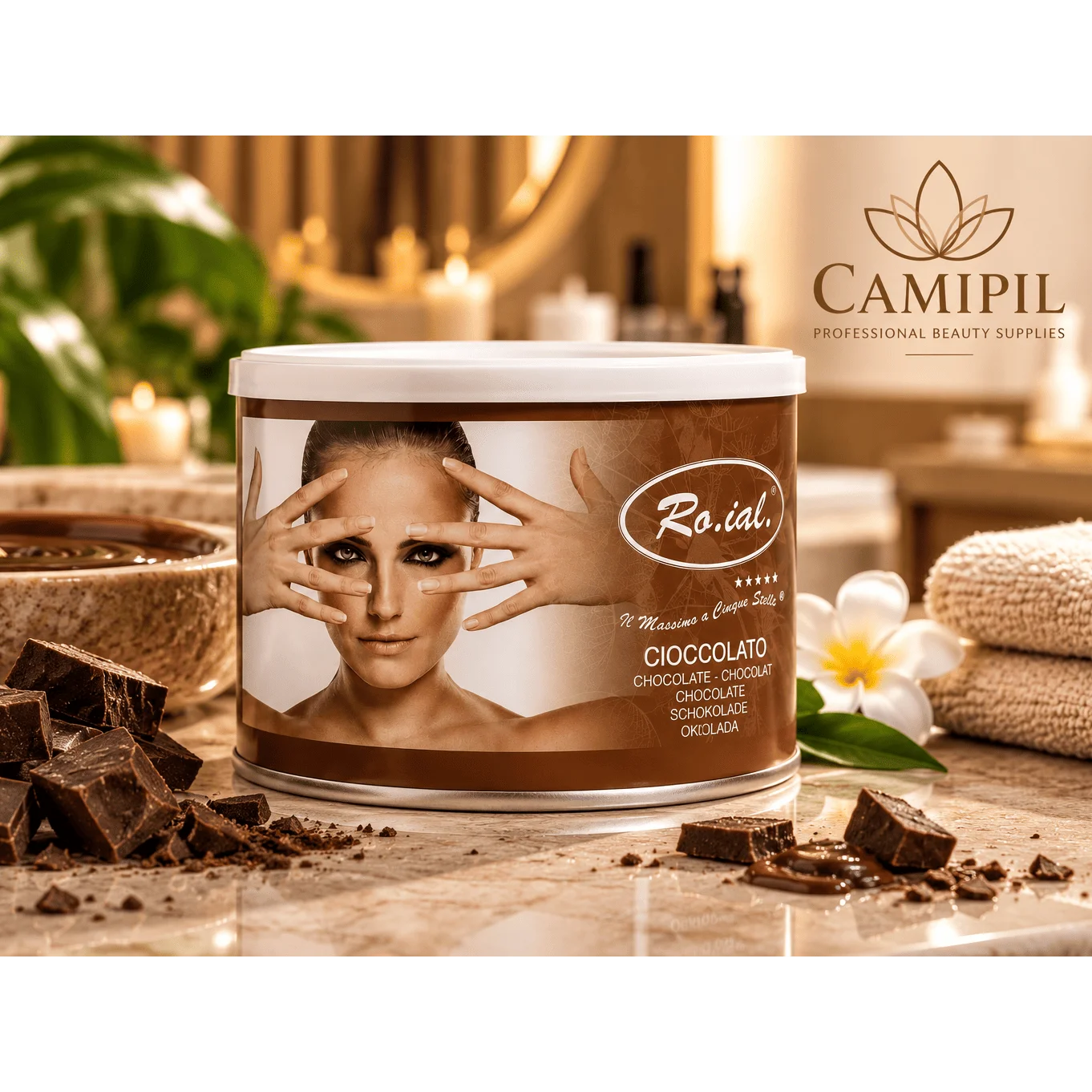Cera Barattolo Cioccolato