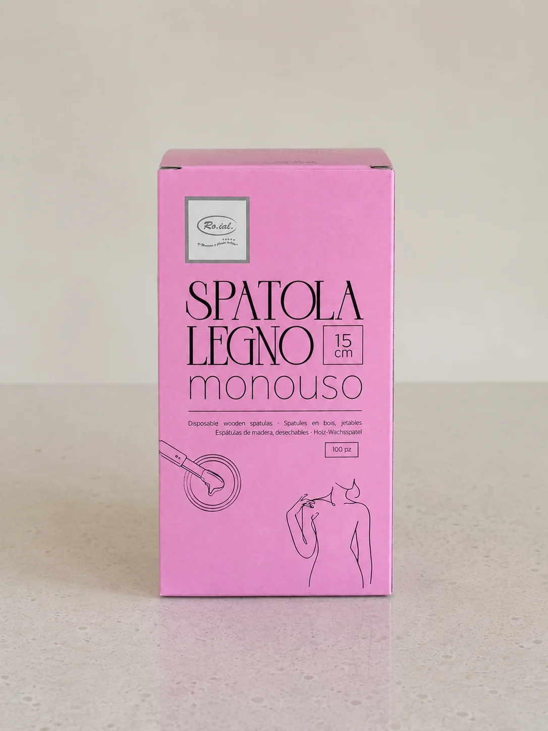 Spatola in Legno Monouso