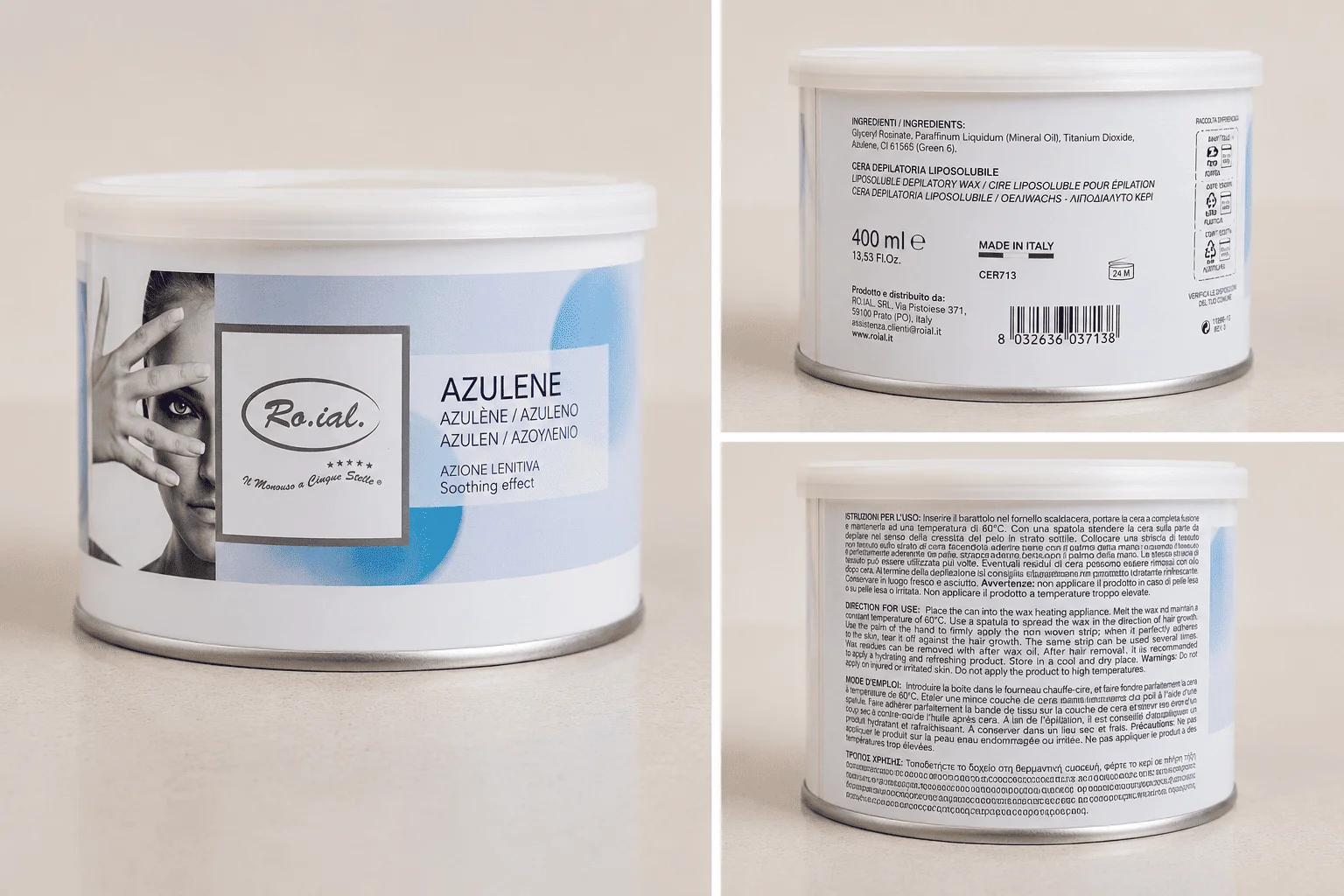 Cera Barattolo Azulene — foto 1